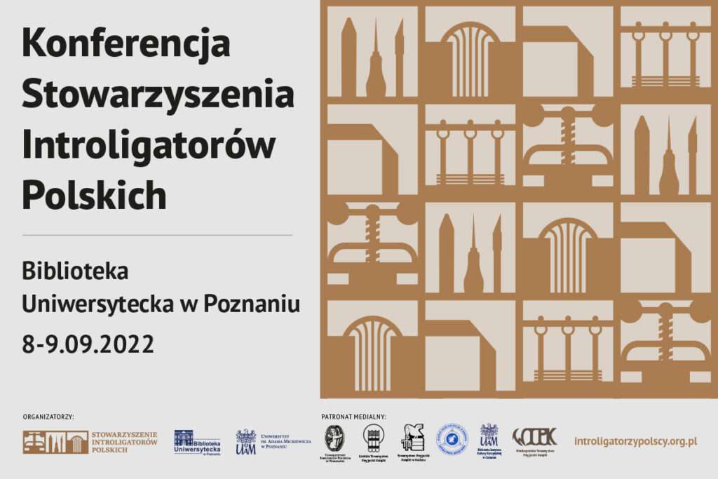 Konferencja Stowarzyszenia Introligatorów Polskich – Biblioteka Uniwersytecka w Poznaniu 8-9.09.2022