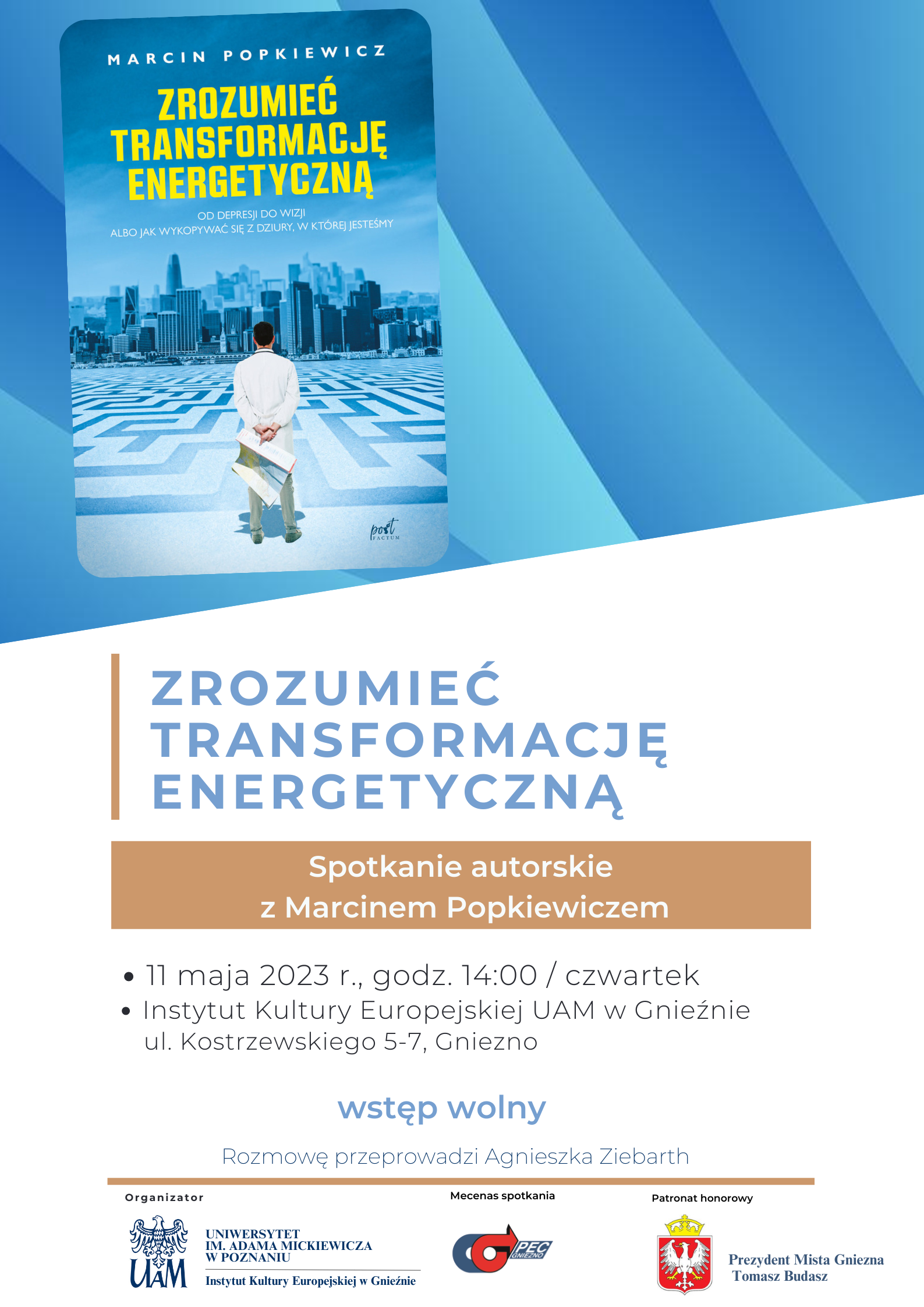 Zrozumieć transformację energetyczną – spotkanie z Marcinem Popkiewiczem